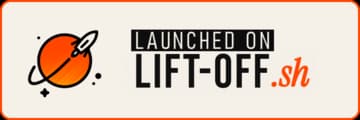 LiftOff launch badge